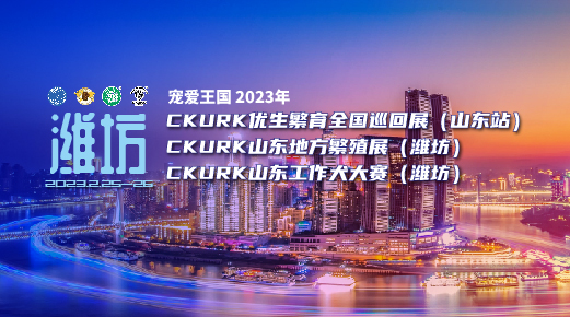 宠爱王國(guó)2023年CKURK优生繁育全國(guó)巡回展（山(shān)东站）、山(shān)东地方繁殖展（潍坊）、山(shān)东工作大赛